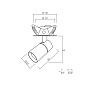 ART-RE-065 LED cветильник встраиваемый поворотный  Downlight   -  Встраиваемые светильники 